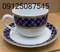 ست فنجان و نعلبکی چایخوری چینی زرین مدل هلیا پیکره Italiaf