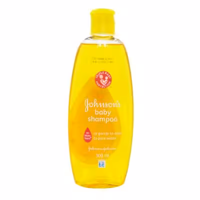 شامپو سر و بدن بچه جانسون johnsons زرد ظرفیت 300 میلی لیتر