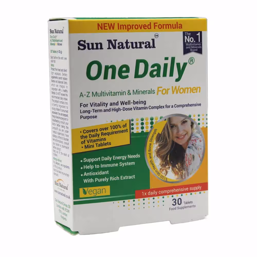 مولتی ویتامین و مینرال وان دیلی سان نچرال بانوان