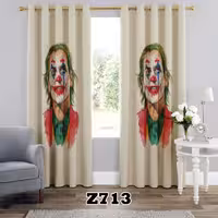 پرده سه بعدی طرح جوکر