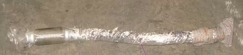 لوله اگزوز میانی قابل انعطاف پایه بنزینی نیسان و پادرا شرکتی