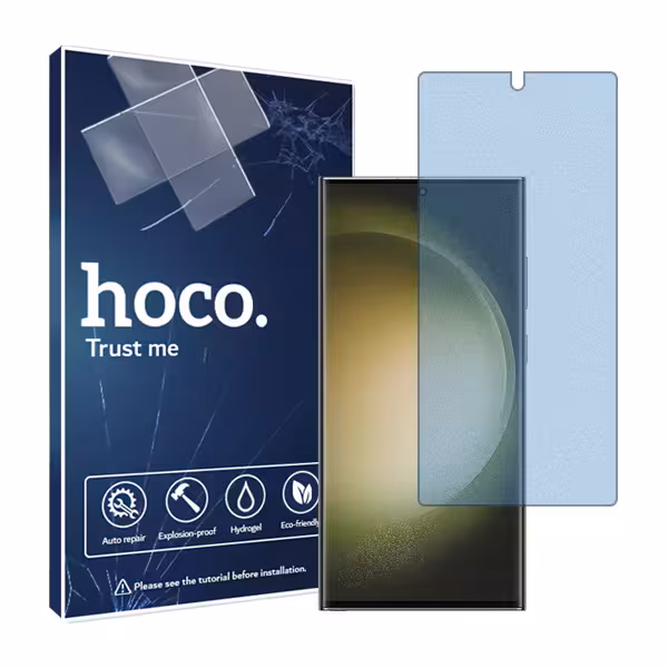 گلس سامسونگ Galaxy S23 Ultra مدل مات آنتی بلو برند هوکو کد S