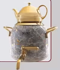 کتری قوری نزاز کد 3019 رنگ خاکستری