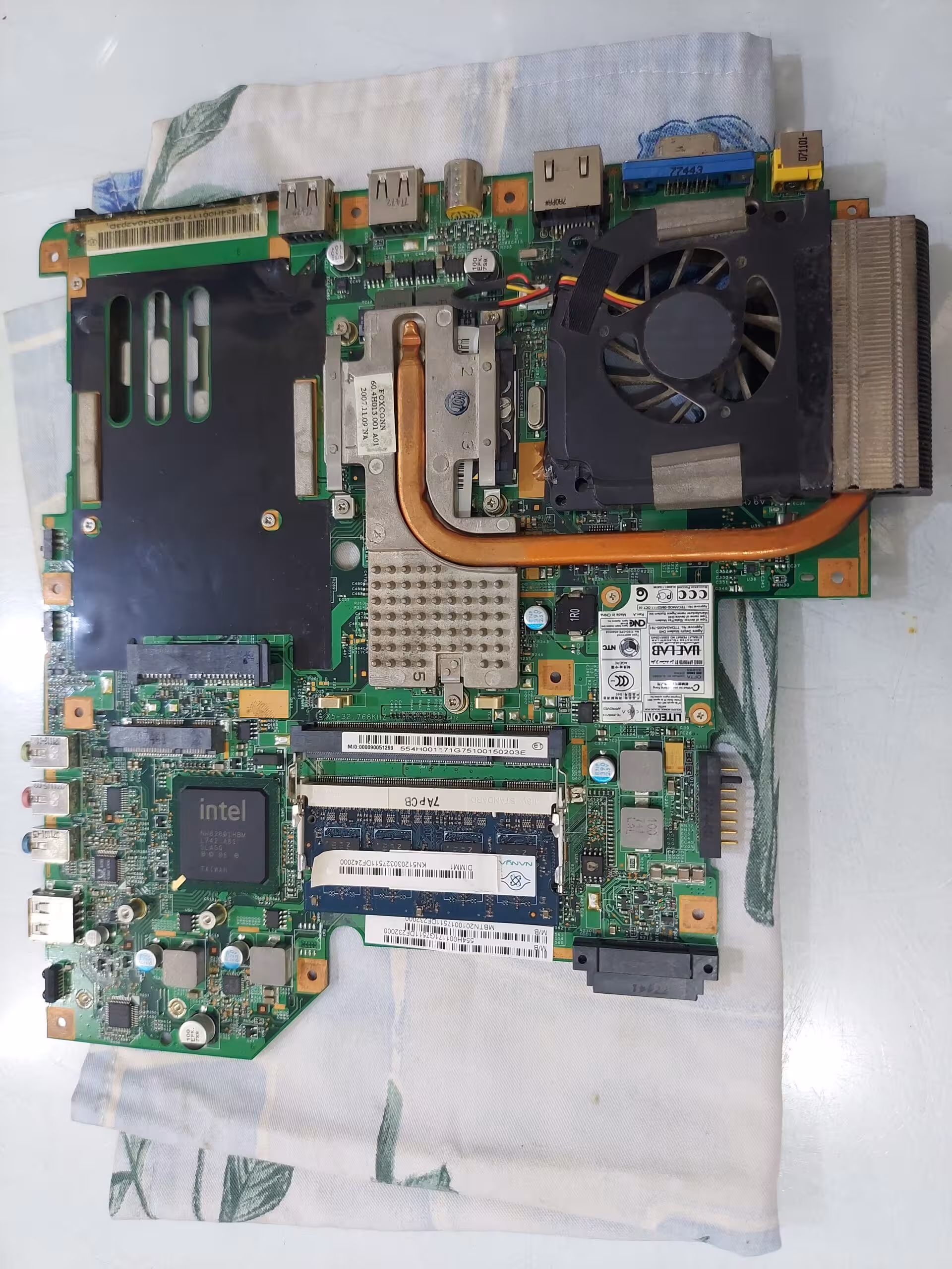 مادربرد لپ تاپ ایسر Extensa 4220 Intel_06237-3_48-4H001-031 گرافیک اینتلی