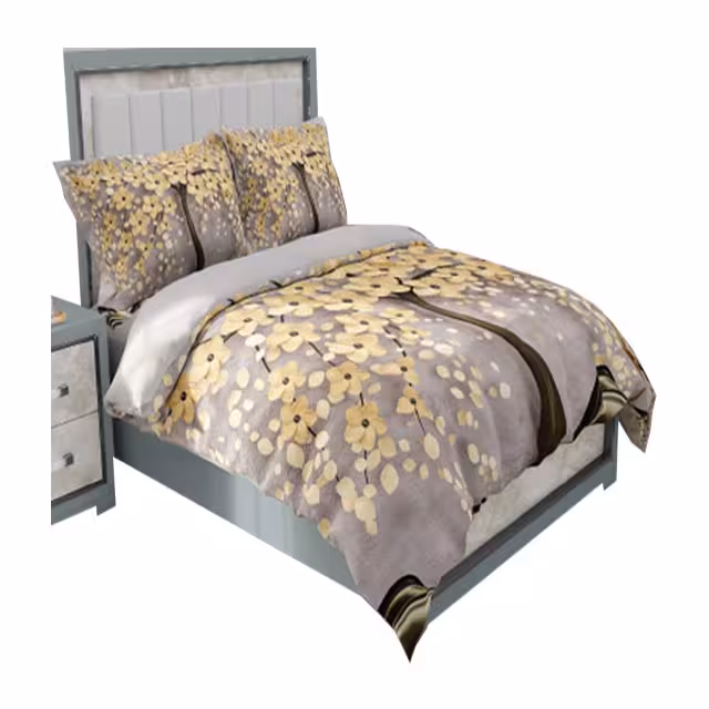 سرویس روتختی دو نفره کارینا مدل سه بعدی 6 تکه کد 2092