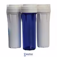 پک هوزینگ دبل اورینگ تایوانی سه عددی دستگاه تصفیه آب با 1 هوزینگ شفاف و 2 سفید (شیراز)