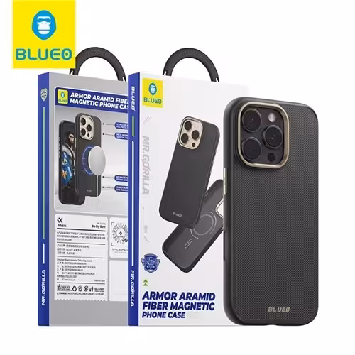 قاب برند بلو Blueo Armor Aramid Fiber Magnetic Case مناسب برای Apple iPhone 17 Pro