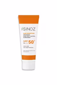 کرم ضد آفتاب SPF  50 Sinoz حاوی نیاسینامید حجم 50 ml