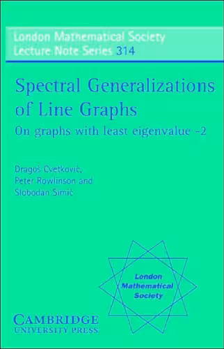 خرید و دانلود نسخه کامل کتاب Spectral generalizations of line graphs