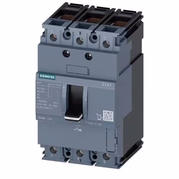 کلید اتوماتیک 16 کیلو آمپر مدل 3VA1010-2ED36-0AA0 زیمنس