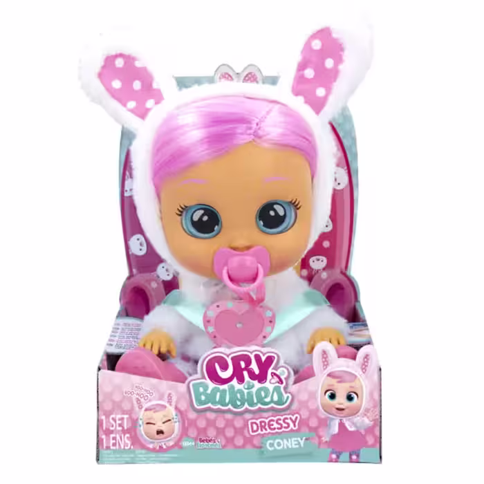 عروسک گریان آی ام سی مدل cry babies CONEY کد 81444