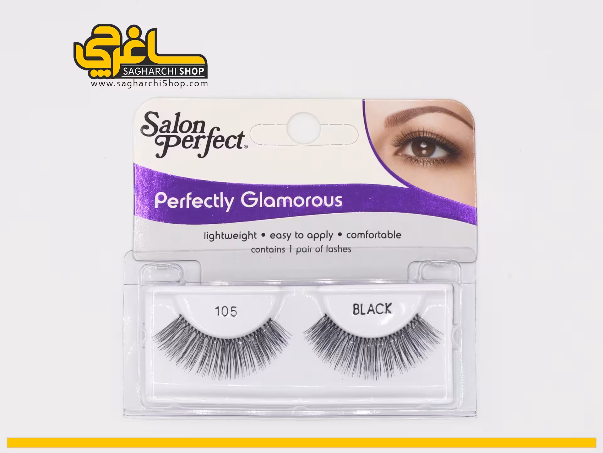 مژه جفتی سالن پرفکت مدل 105Black