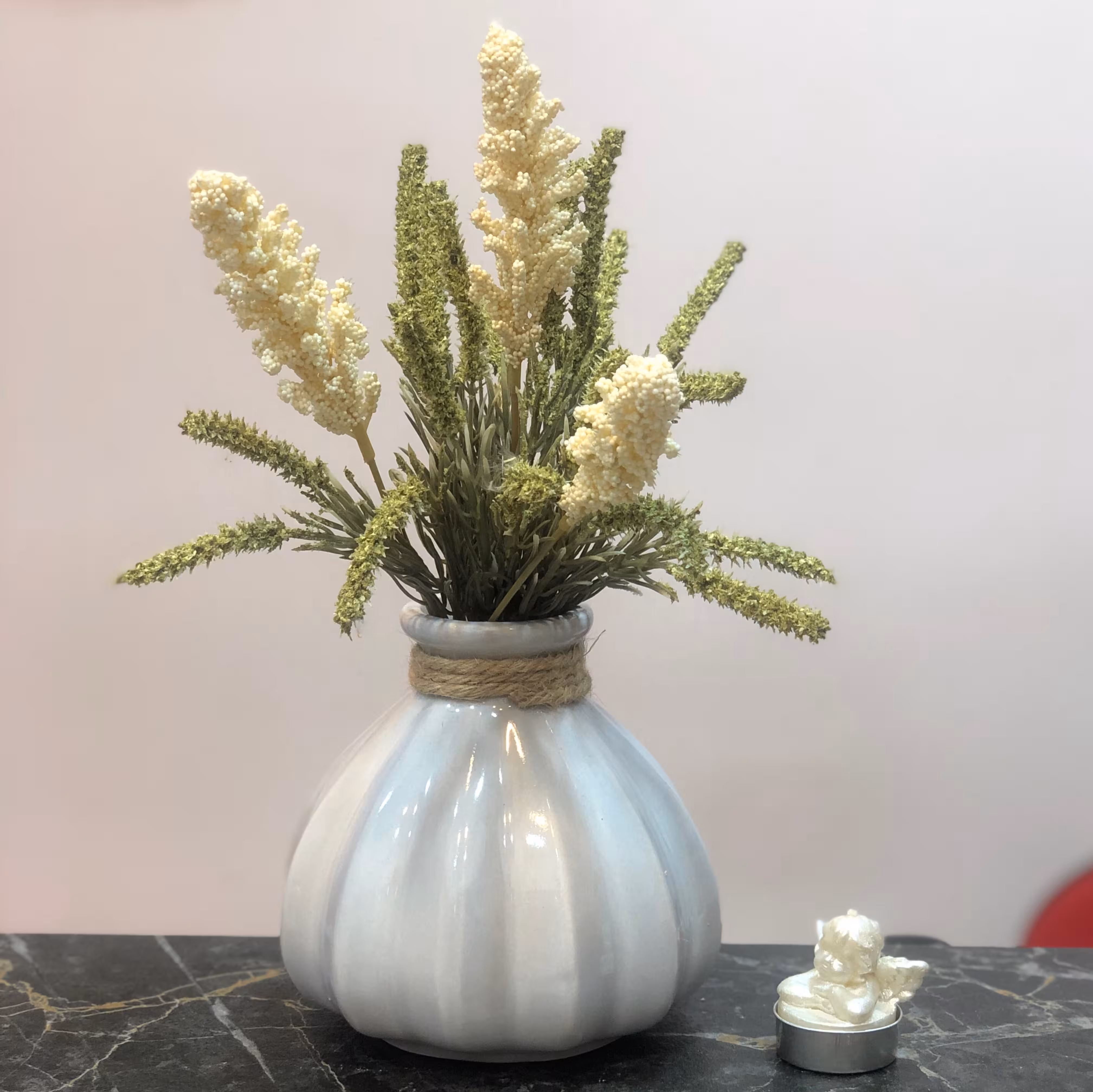 گلدان سرامیکی طرح کدویی