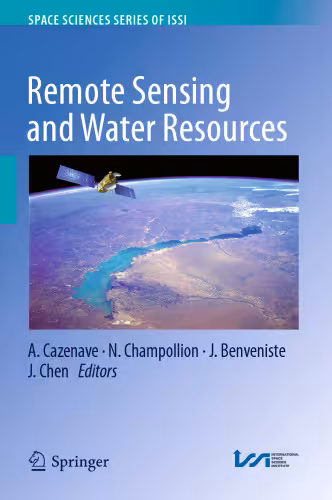 خرید و دانلود نسخه کامل کتاب Remote Sensing and Water Resources