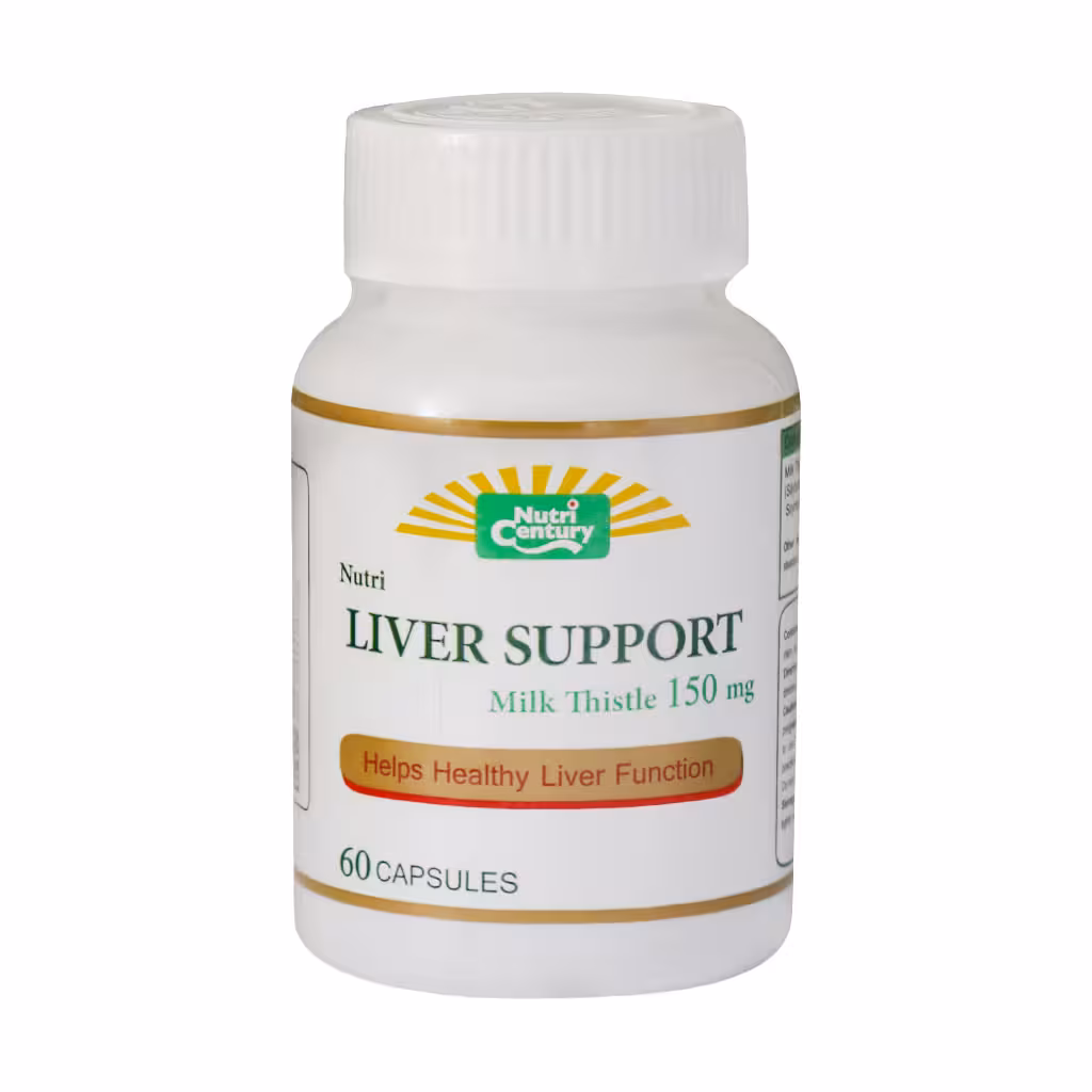 کپسول نوتری لیور ساپورت 150 میلی گرم NUTRI LIVER SUPPORT NUTRI CENTURY