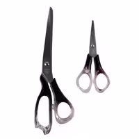 قیچی خیاطی مدل دسته عسلی بسته 2 عددی