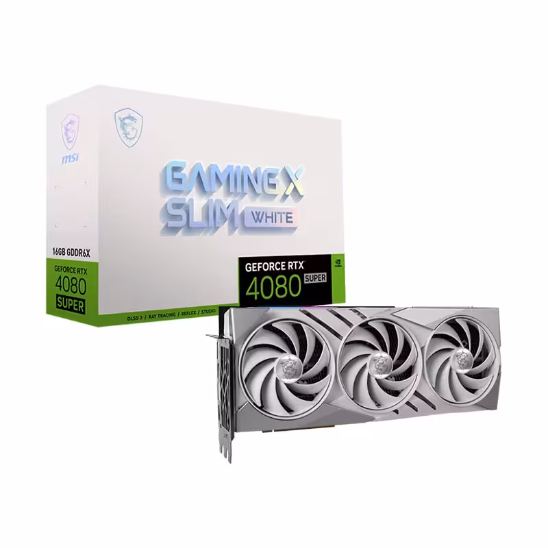 کارت گرافیک ام اس ای GeForce RTX 4080 SUPER 16GB GAMING X SLIM WHITE