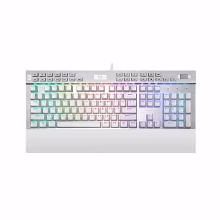 کیبورد گیمینگ ردراگون سفید Keyboard Redragon YAMA K550-1 White