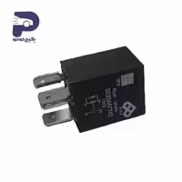 میکرو رله 40 امپر مشکی 4 پایه رانا پژو 206 پژو 207 103920 جی ای اس پی