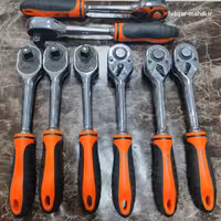 دسته بکس جغجغه 1/2 فولادی ضامن دار هاردن مدل 53503 فولاد کروم وانادیوم