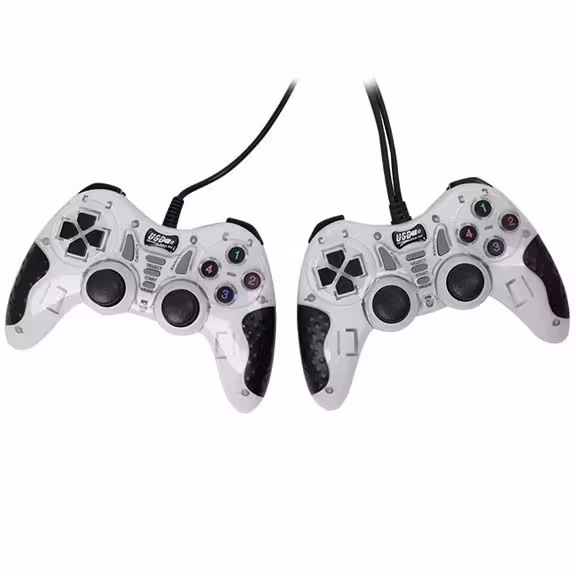 دسته بازی دوبل شوک دار سیمی USB-606