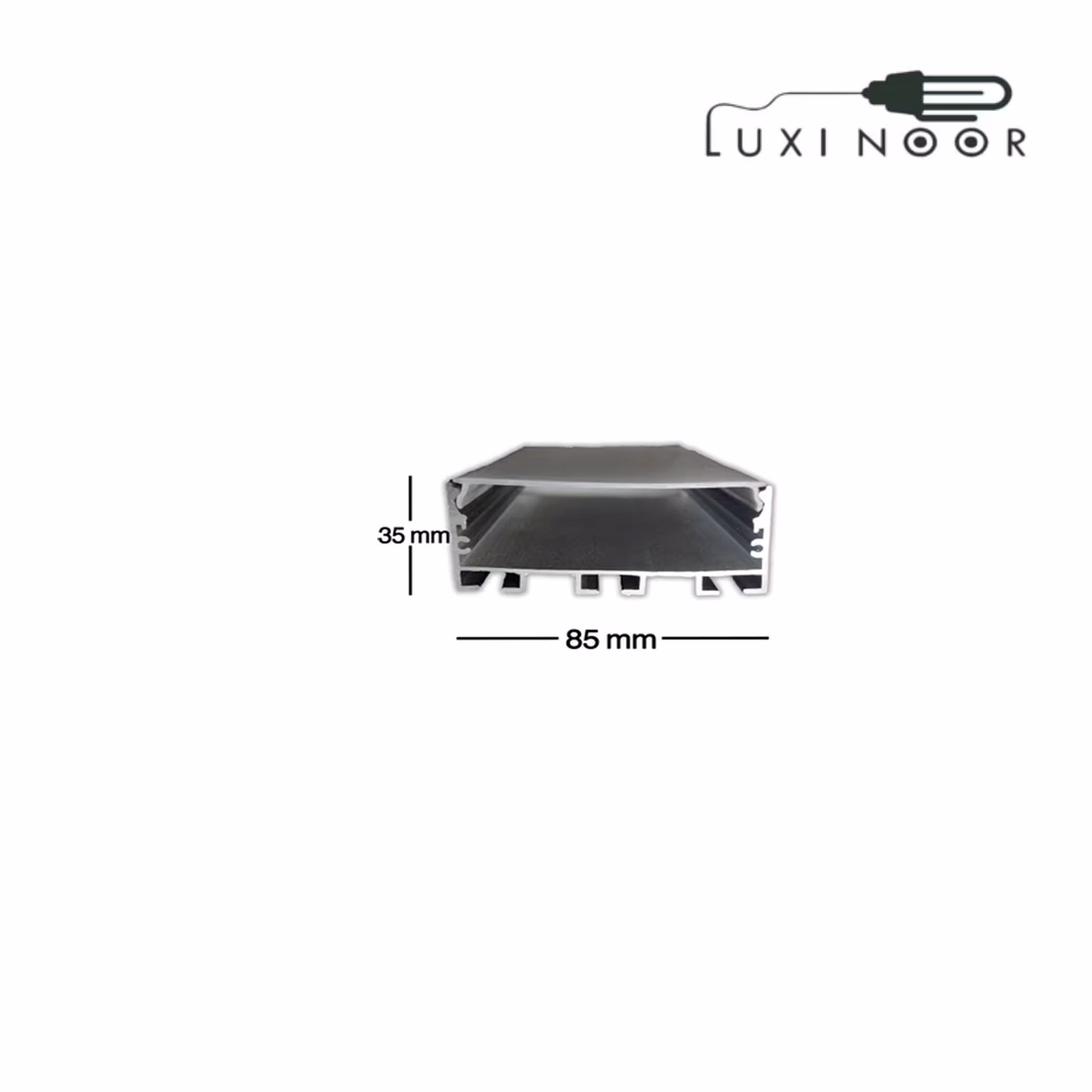 پروفیل چراغ خطی لاینر آویز روکار چهار لاین - کد 32