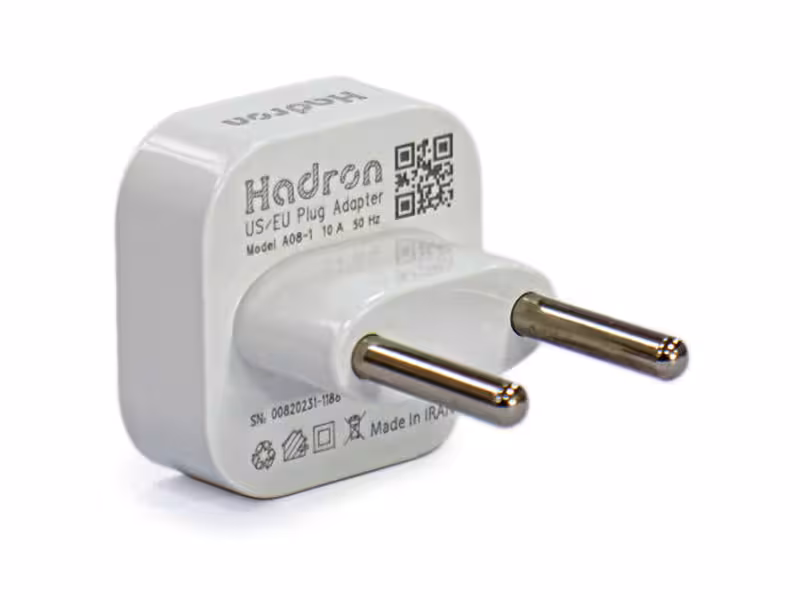 مبدل برق هادرون مدل A08-1 ا Adapter Charger Hadron 3*2 A08-1