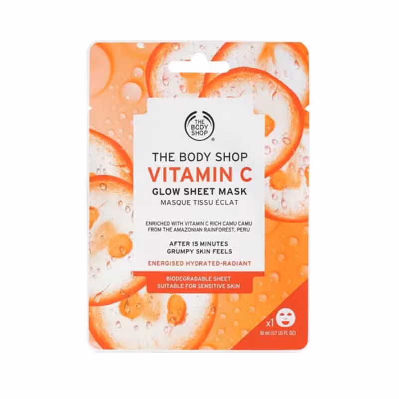 ماسک ورقه ای ویتامین C بادی شاپ The Body Shop