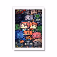 تابلو تکی راویتا طرح ماینکرافت - Minecraft کد 3698
