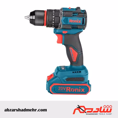 دریل شارژی چکشی 20 ولت براشلس رونیکس 8670