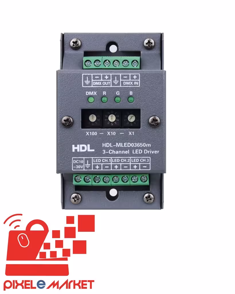 درایور سه کانال LED برند HDL