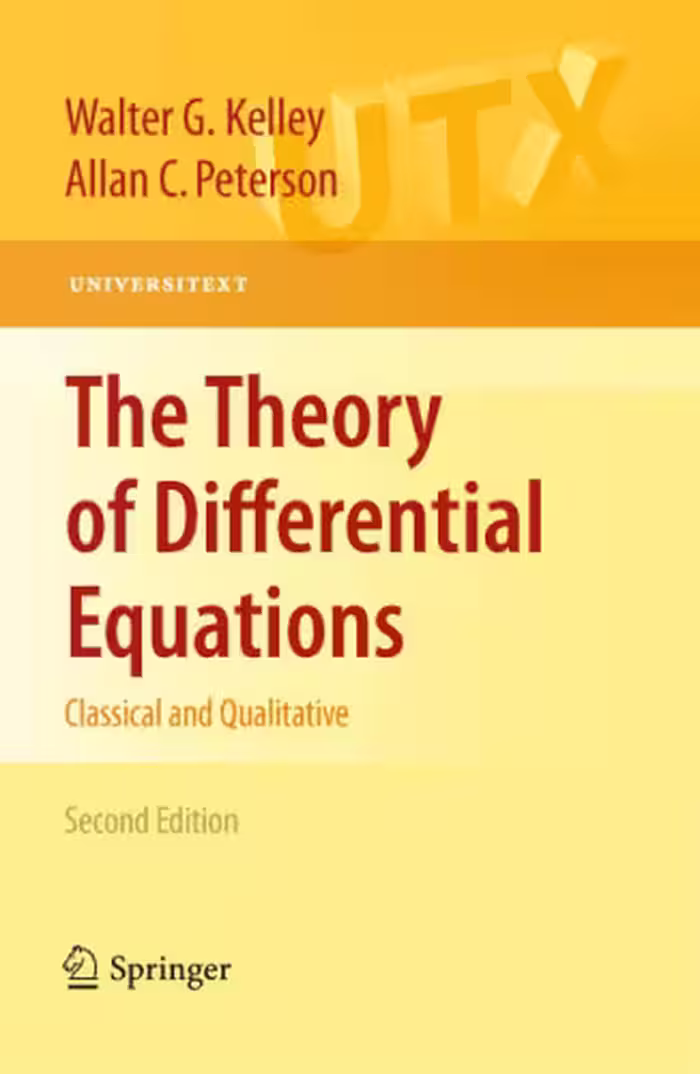 خرید و دانلود نسخه کامل کتاب The theory of differential equations: Classical and qualitative
