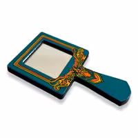 آینه چوبی دسته دار کد MH2007