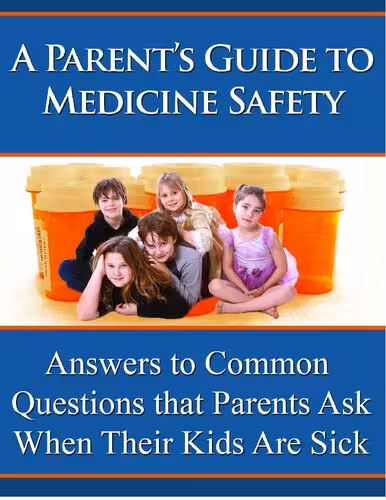 خرید و دانلود نسخه کامل کتاب A Parent&#039;s guide to medicine safety