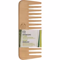 شانه چوبی بادی شاپ با چوب بامبو مدل Detangling Comb