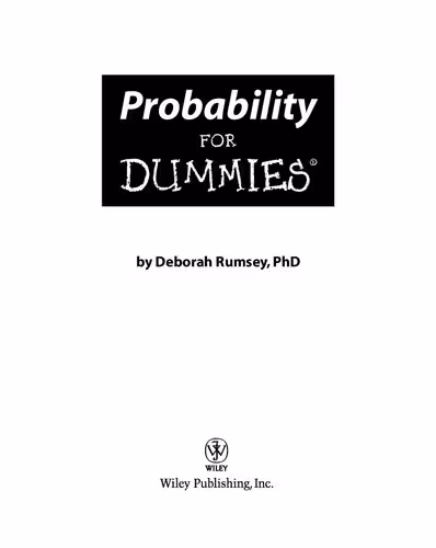 خرید و دانلود نسخه کامل کتاب Probability For Dummies