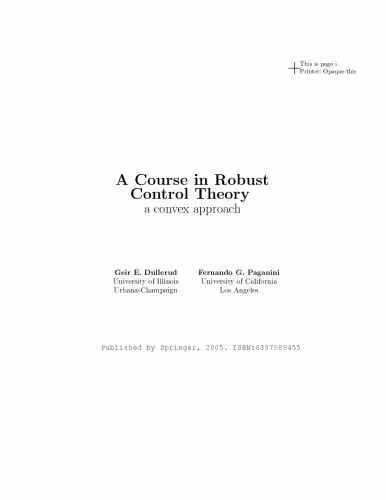 خرید و دانلود نسخه کامل کتاب A Course in Robust Control Theory