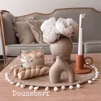 گلدان طرح اچ اند ام سایز کوچک