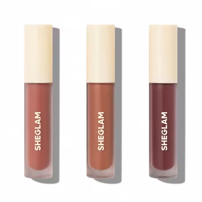 ست رژ لب مایع مات شیگلم رنگ Feel RealMatte Allure Mini Liquid Lipstick Set – Feel Real