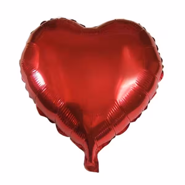 بادکنک فویلی قلب قرمز