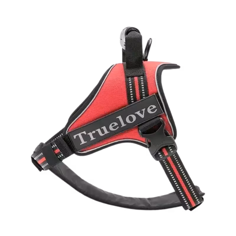 قلاده سگ کتفی مدل Security Plus برند true love ترولاو رنگ قرمز سایز L
