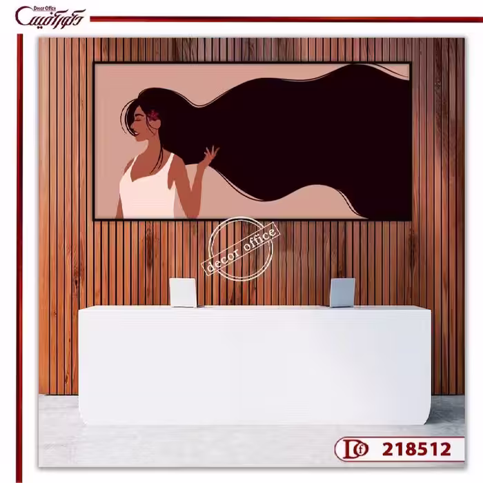 تابلو دکوراتیو دختر مینیمال E218512