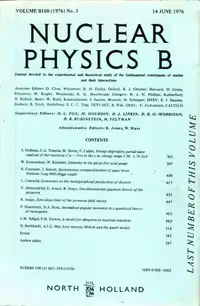 خرید و دانلود نسخه کامل کتاب Nuclear Physics B - Volume B108 (1976) No. 3