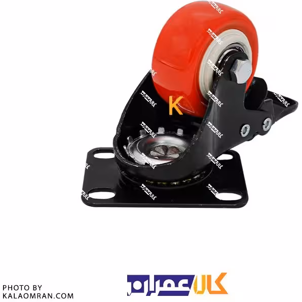 چرخ کفی ترمزدار نارنجی