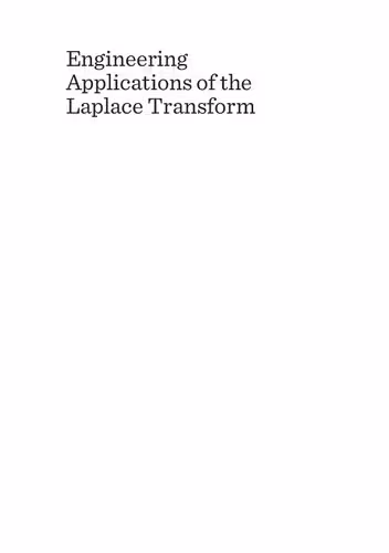 خرید و دانلود نسخه کامل کتاب Engineering Applications of the Laplace Transform