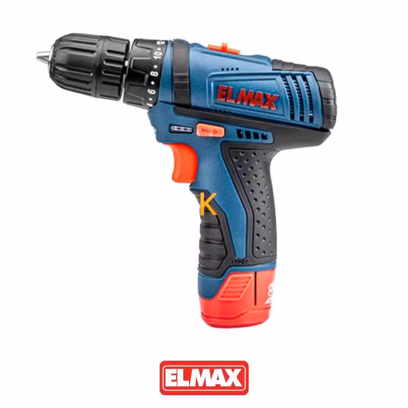 دریل شارژی 12 ولت C.D 232 المکس