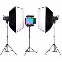 کیت تولید محتوا با پنل RGB و ویدئو لایت F-kit17