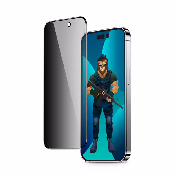 گلس خصوصی پرایوسی ایفون 14 پلاس محافظ صفحه نمایش شیشه ای اپل حریم شخصی ایفون iPhone 14 Plus