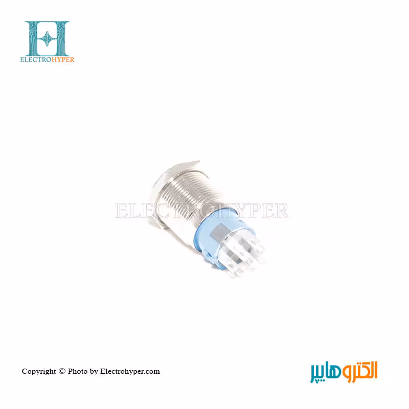 کلید چراغ دار فلزی 19mm