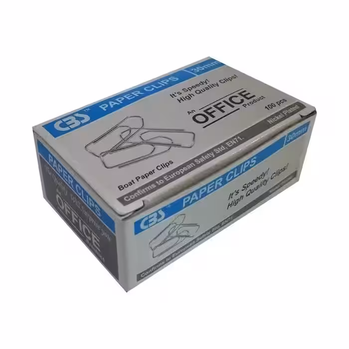 گیره کاغذ سی بی اس کد1132 بسته 100 عددی